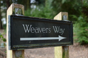 Weavers' Way sign